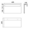 Picture of Grey heated towel rack