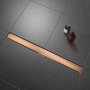 Picture of Horizontal shower rail double function Mate Copper