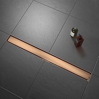 Picture of Horizontal shower rail double function Mate Copper 60cm