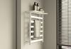 Picture of White matte heated towel rack 